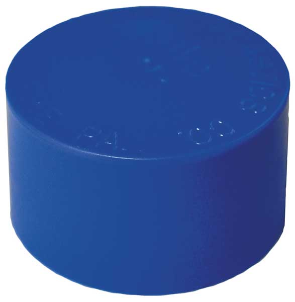 End Cap, 1-1/2 In, Plastic, PK50