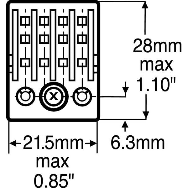 Time Delay Relay, 24VAC, 5A, DPDT