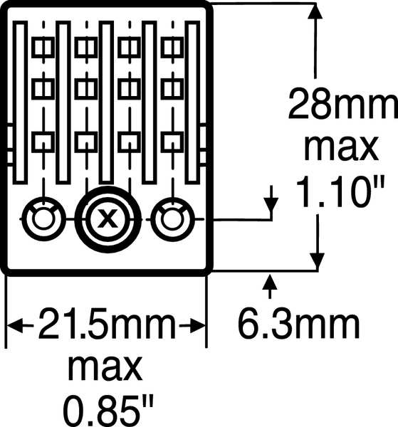 Time Delay Relay, 120VAC, 3A, 4PDT