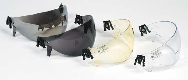 Fire and Rescue Visor, Defender, Amber, 3in