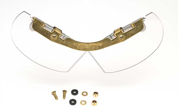 Bourkes Eye Shield Kit, Polycarbonate, 3in