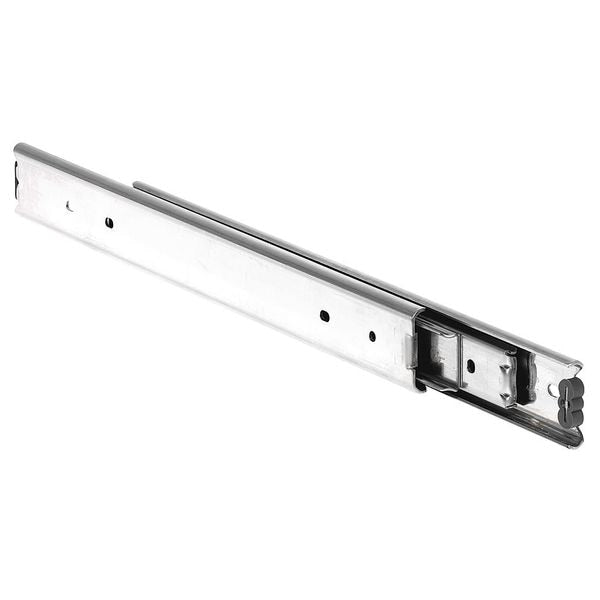 Drawer Slide, Side/Hard Mount, Full, Conv., PK2, 1/2