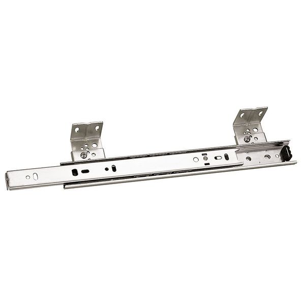 Drawer Slide, Side Mount, 3/4 Ext., Soft Close, PK2, 1/2