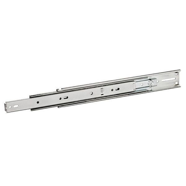 Drawer Slide, Bracket Mount, 3/4 Ext., Soft Close, PK2, 1/2