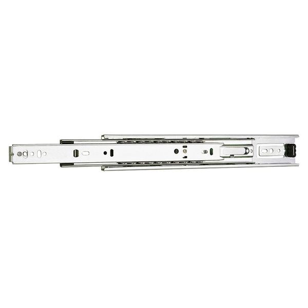Drawer Slide, Side/Bracket Mount, Full, Soft Close, PK2, 1/2