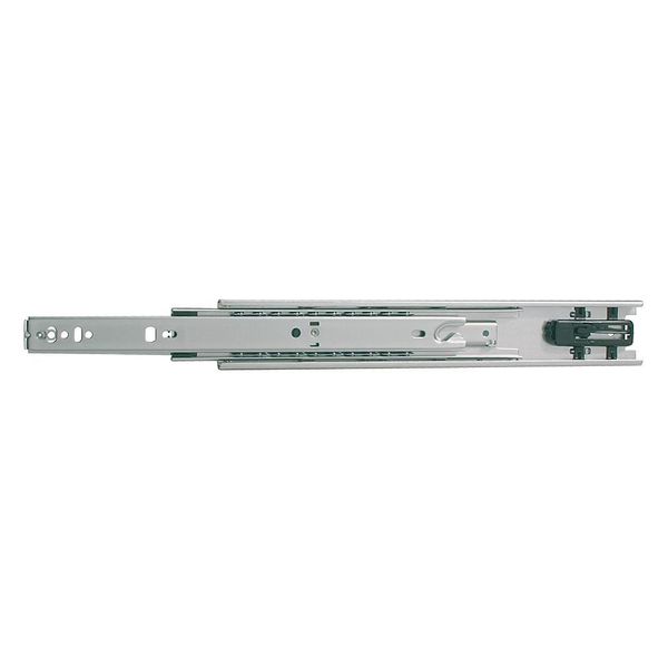 Drawer Slide, Side/Bracket Mount, Full, Soft Close, PK2, 1/2