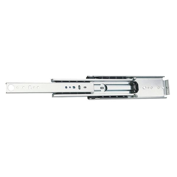 Drawer Slide, Side, Flat/Bracket Mount, Soft Close, PK2, 1/2