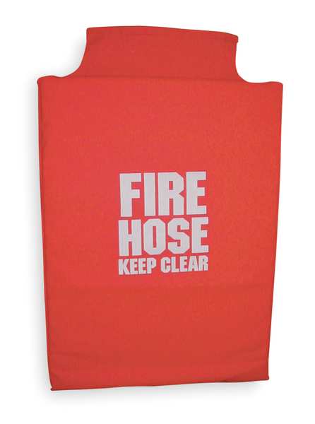 Fire Hose Cover, 32 In.L, 22 In.W, Red