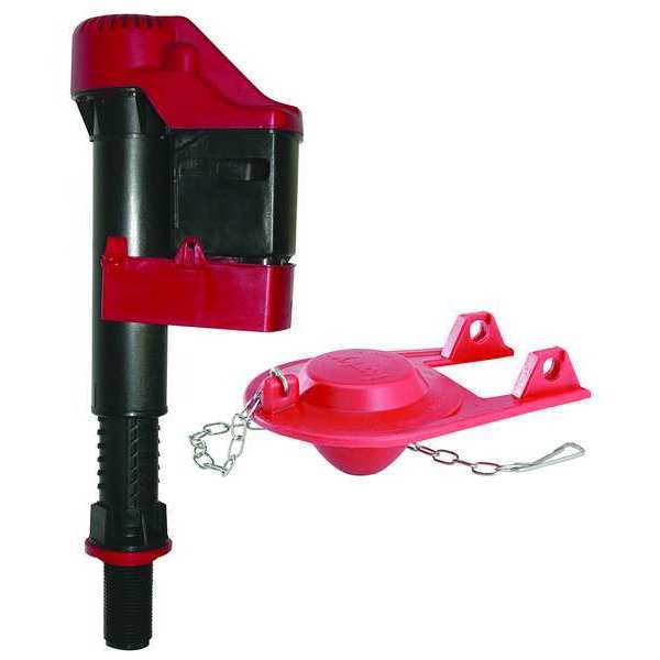 Fill Valve Kit, Anti-Siphon, With Flapper