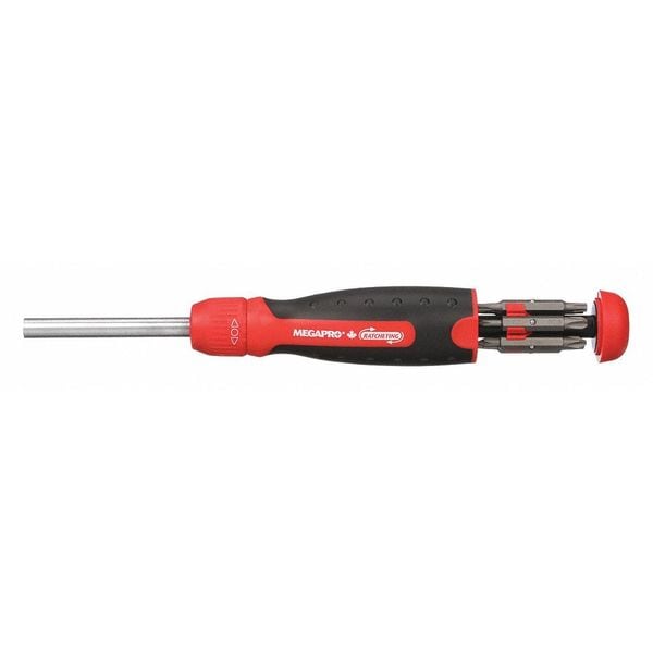 Phillips, Robertson Square Recess, Slotted, Torx(R) Bit 8 1/2 in, Drive Size: 1/4 in