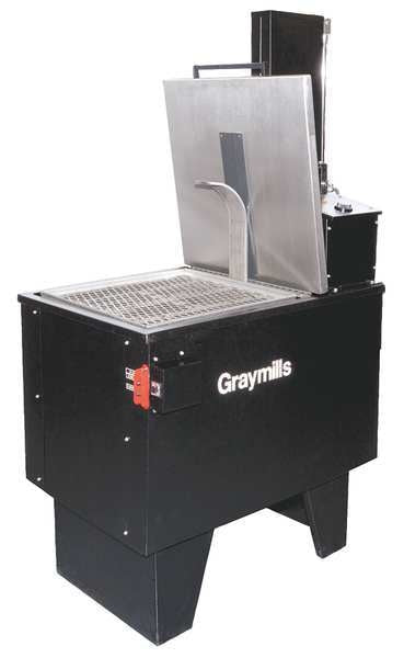 Parts Washer, Solvent, 47 Gal, Cap 150 Lb