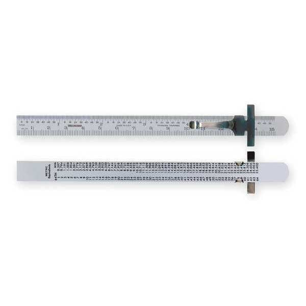 Rule, Steel, 6 In, Pocket