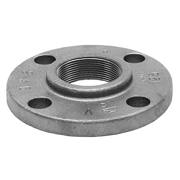 Cast Iron Threaded Flange, Faced and Drilled Class 125