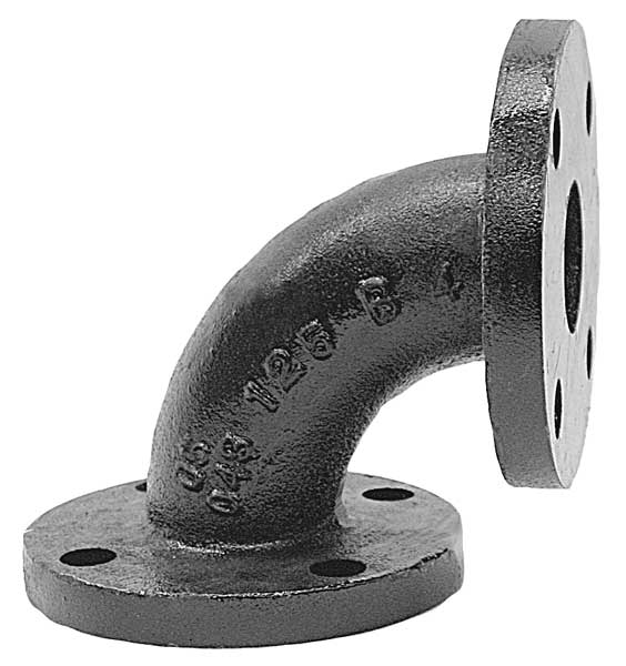 Cast Iron 90 Degree Long Sweep Elbow Class 125