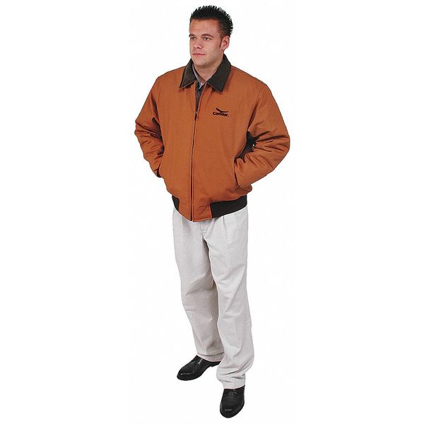 Men's Brown Cotton Jacket size 2XL