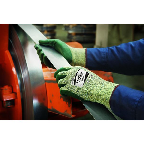 Cut Resistant Coated Gloves, A5 Cut Level, Nitrile, 2XL, 1 PR