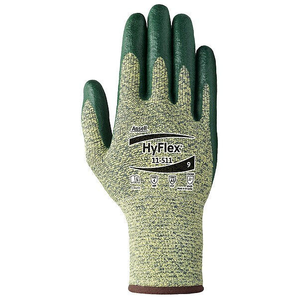 Cut Resistant Glove, VndPk, Sz6, PR
