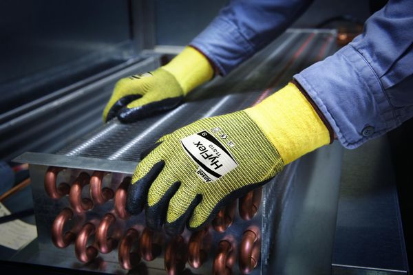 Cut Resistant Coated Gloves, A2 Cut Level, Nitrile, S, 1 PR