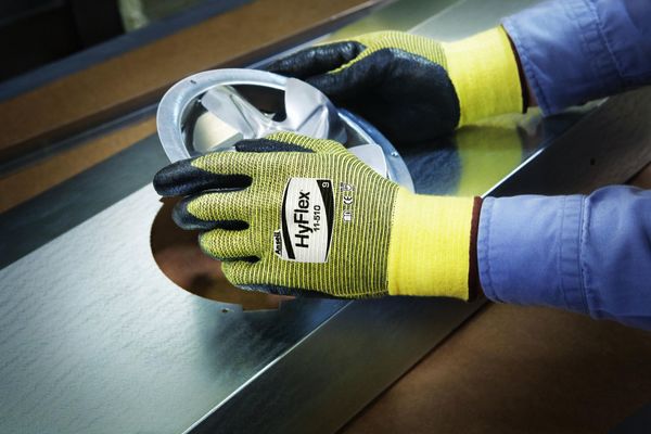 Cut Resistant Coated Gloves, A2 Cut Level, Nitrile, S, 1 PR