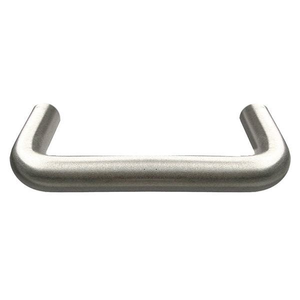 Pull Handle, 3-25/32 In. H, Matte, Threaded Holes