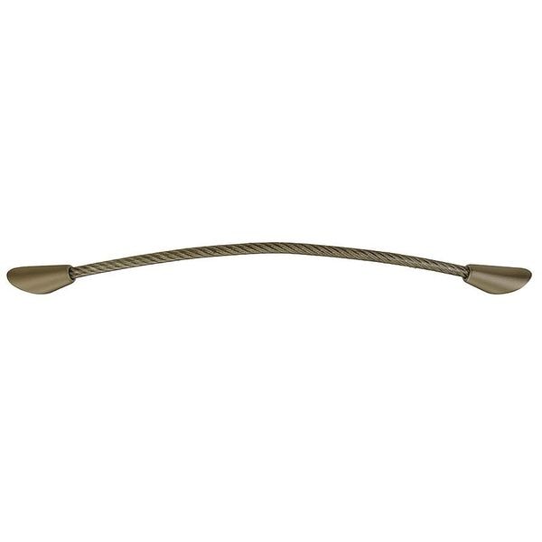 Pull Handle, Stainless Steel, Polished Nickel, Threaded Holes