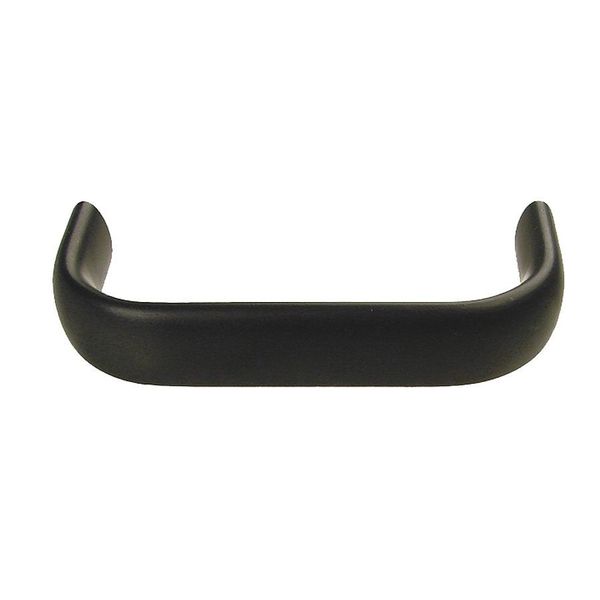 Pull Handle, Aluminum, 6 In. H, Powder Coated, Threaded Holes