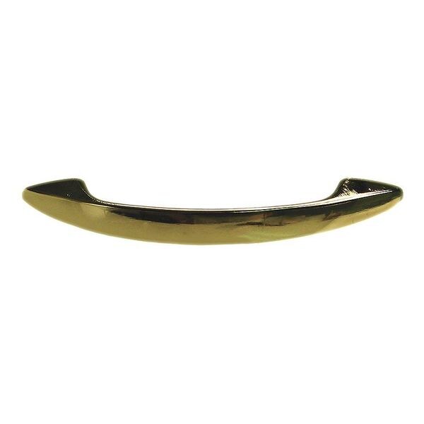 Pull Handle, Cast Zinc, Polished, Threaded Holes