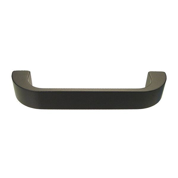 Pull Handle, Aluminum, 4 In. H, Powder Coated, Threaded Holes