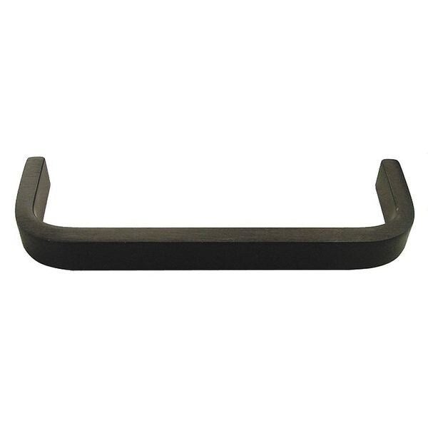 Pull Handle, Aluminum, 6 In. H, Powder Coated, Threaded Holes