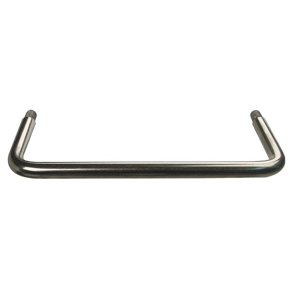 Pull Handle, Polished, 5 In. H, Polished, Threaded Studs