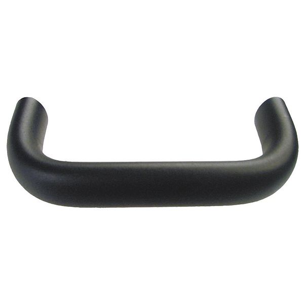 Pull Handle, 5-3/64 In. H, Powder Coated, Threaded Holes
