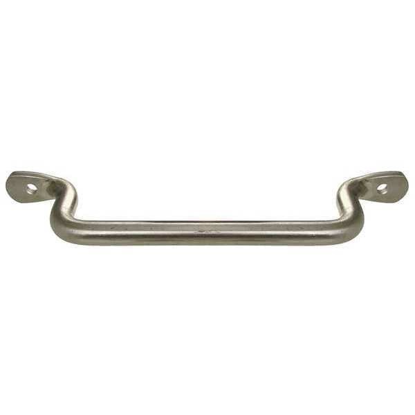 Pull Handle, 22-3/4 In. H, Polished, Unthr. Through Holes