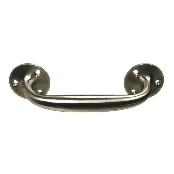 Pull Handle, Natural, 1-1/32 In. H, Unthr. Through Holes