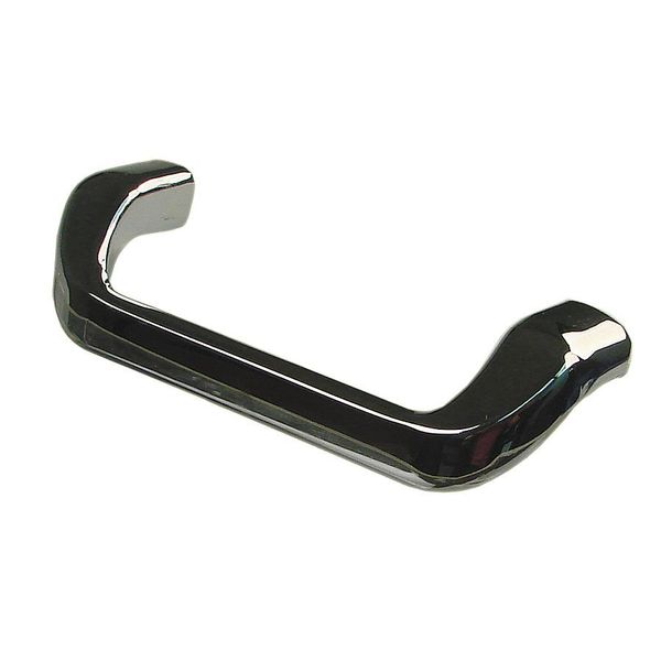 Offset Pull Handle, Zinc, Polished Chrome, Threaded Holes