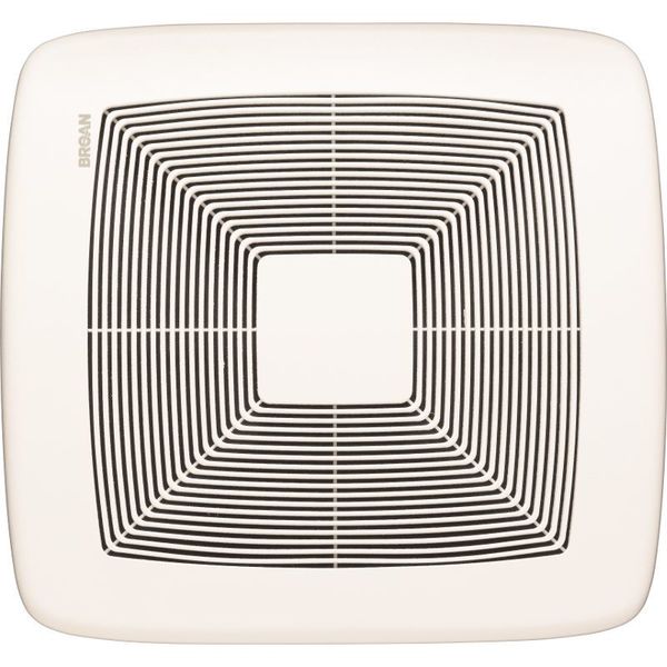 Ceiling Bathroom Fan, 150 cfm cfm, 6 in Duct Dia., 120V AC, Energy StarÂ® Certified