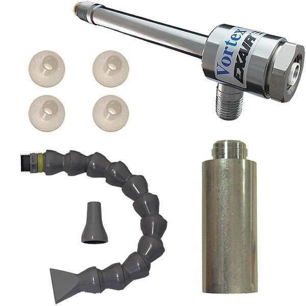 Vortex Tube, SS, 10-40 CFM, 650-2800 BtuH
