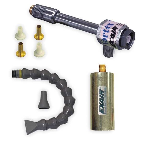 Vortex Tube, SS, 2-8 CFM, 135-550 BtuH
