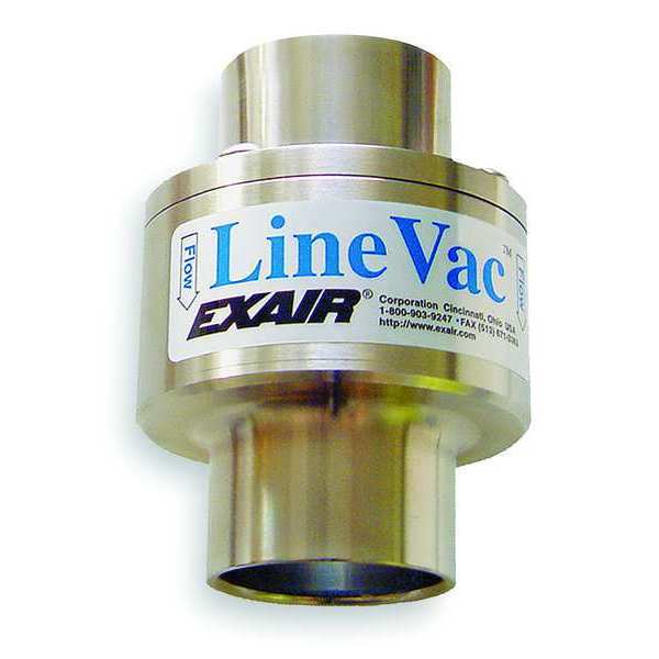Air Conveyor, SS, 1-1/4 In. Hose, 25.9 scfm