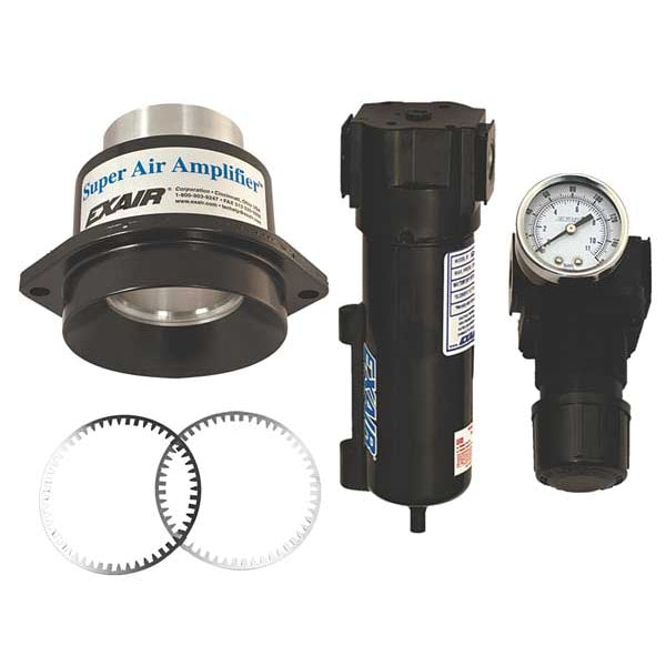 Air Amplifier Kit, 1.22 In Inlet, 8.1 CFM
