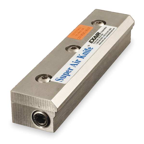 Air Knife, 1/4 In NPT, 6 In L, SS