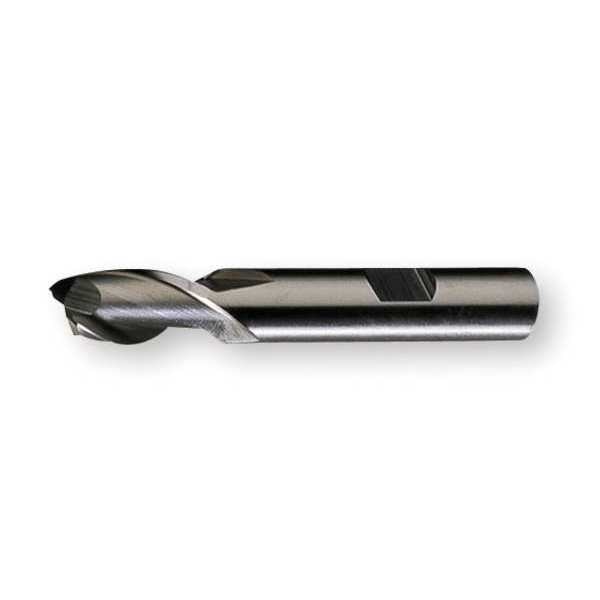 2-Flute HSS Square Single End Mill Cleveland HG-2 Bright 3/16