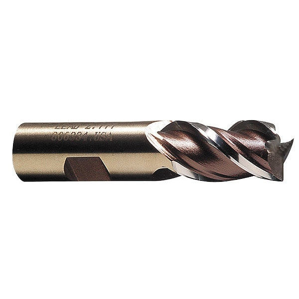 4-Flute Cobalt 8% Square Single End Multi-Flute CenterCut CTD HGC-4C Bright 3/16x3/8x1/2x2-3/8