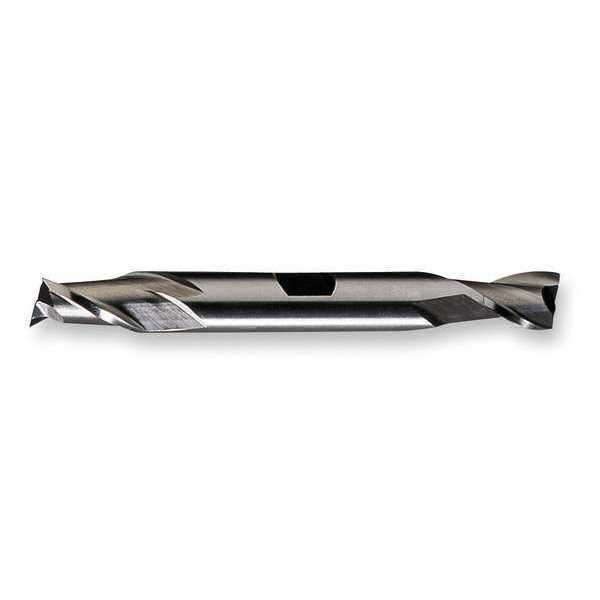 2-Flute Cobalt 8% Square Double End CenterCut Finisher CTD HDC-2 Bright 3/16x3/8x7/16x3-1/4