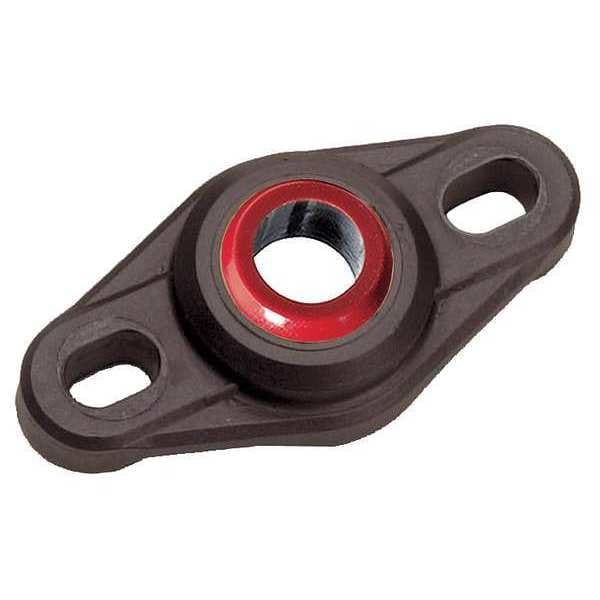 Flange, 2 Bolt, Bore Dia 0.2500 In