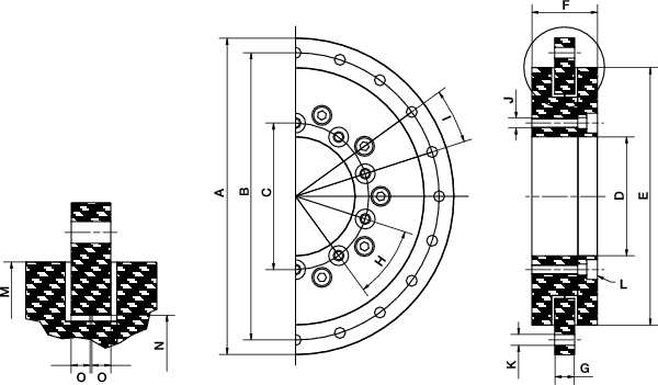 Slewing Ring Bearing, Max RPM 200