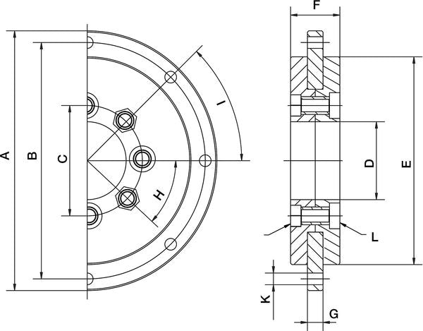 Slewing Ring Bearing, RPM 200