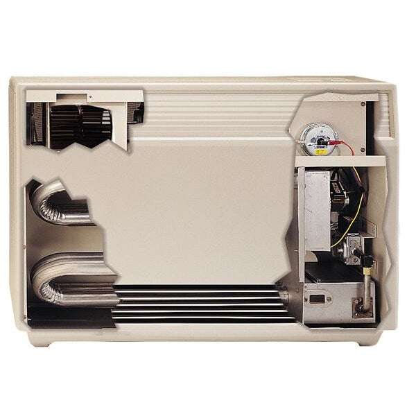 Gas Freestanding Floor Heater, Propane, Direct Vent Vent Type, Fan Forced Convection