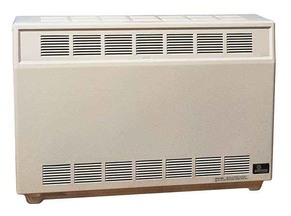 Gas Fired Room Heater, 18-3/8 In. D