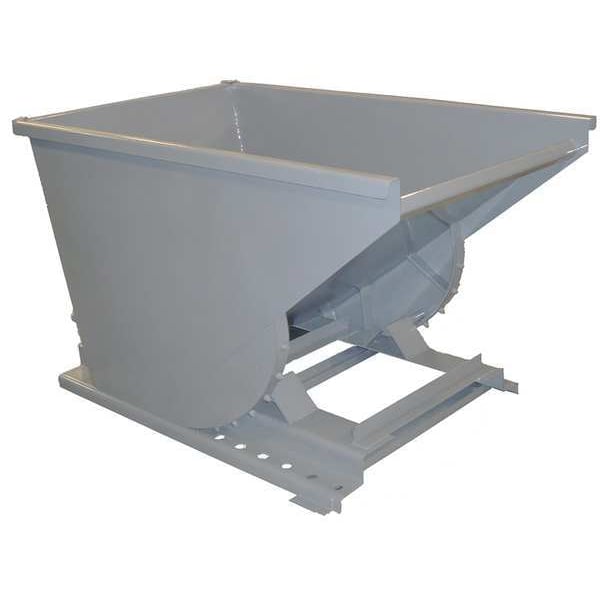 Self Dumping Hopper, Medium Duty, Gray