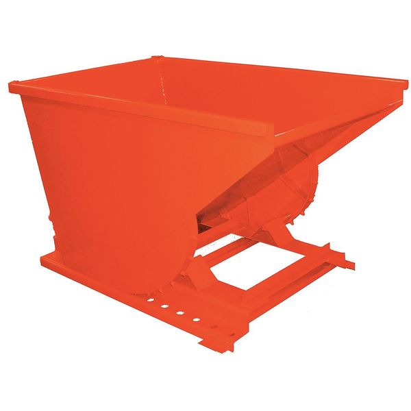 Self Dumping Hopper, Medium Duty, Orange